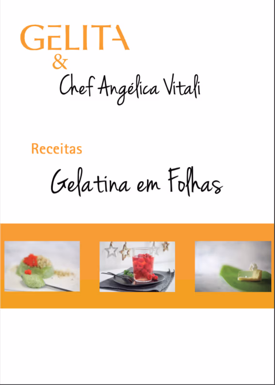 Livro de Receitas GELITA e Angélica Vitali