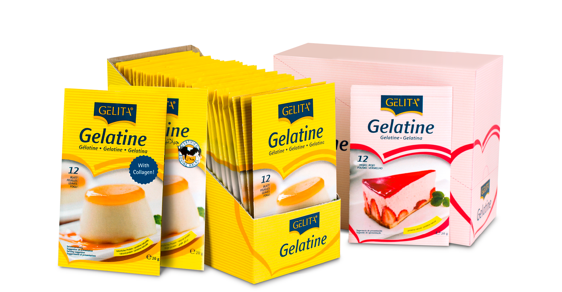 GELITA PRO Leaf Gelatin - product range - Sachets
